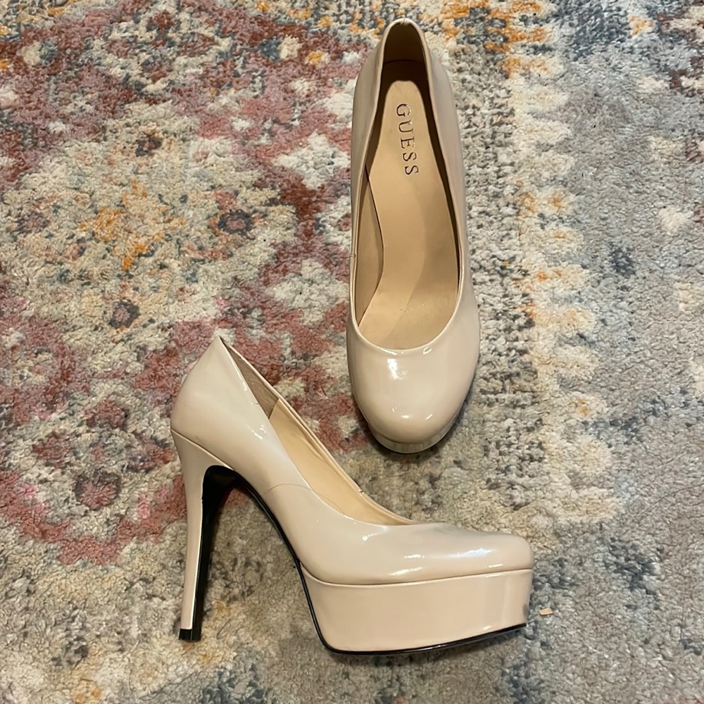 Nude Guess Heels